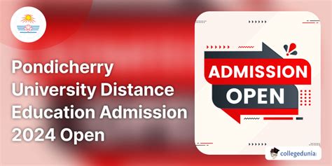 Pondicherry University Distance Education: Admission 2024, Courses.